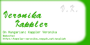 veronika kappler business card